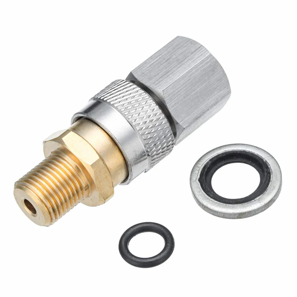 EsportsMJJ Mały 8 cali BSP Quick Release Coupler Fittings Charging Adapter Kit do wiatrówki PCP