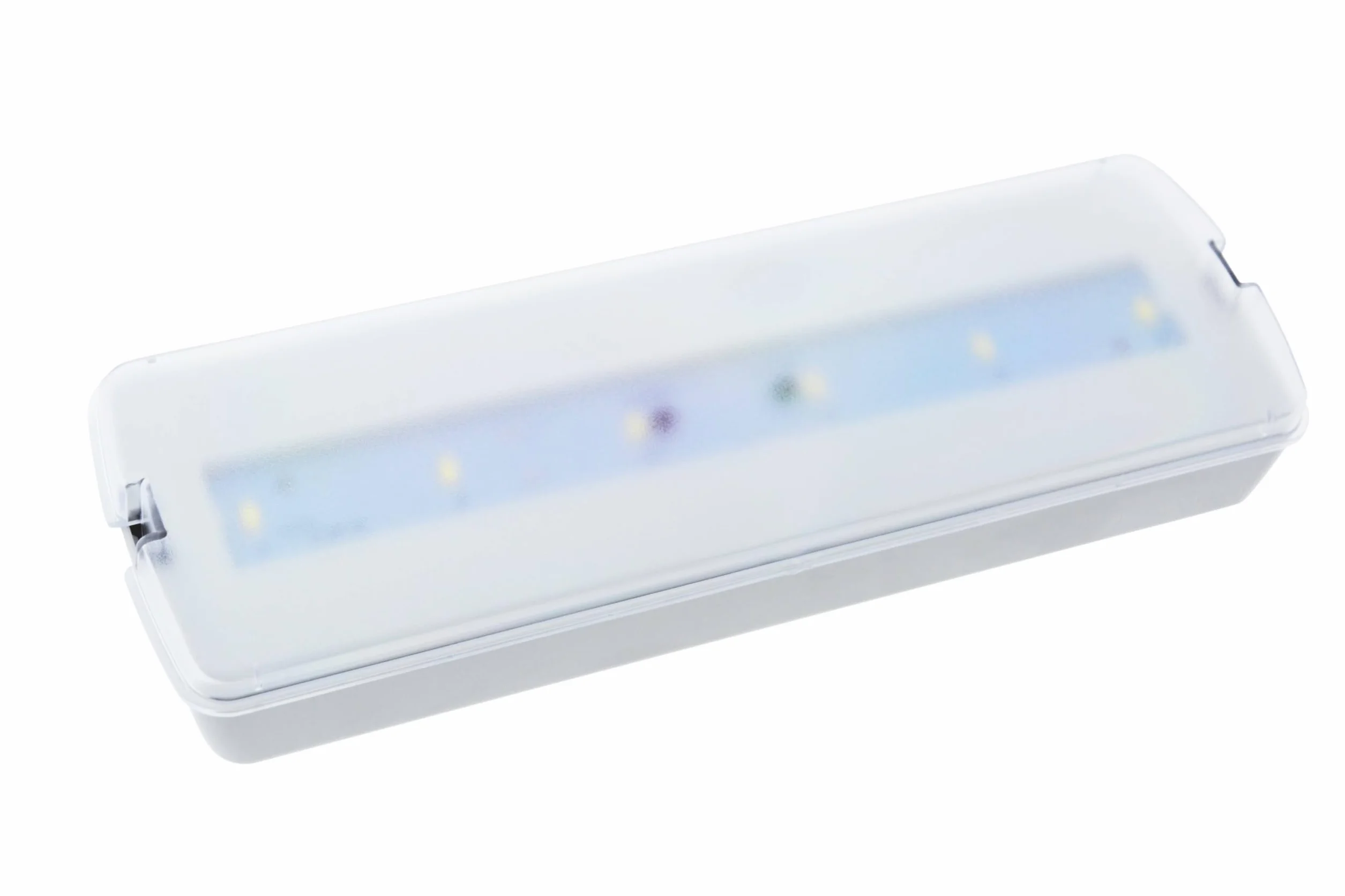 Barcelona LED, oświetlenie awaryjne LED do zabudowy lub powierzchniowej 3 W 250 lm 6500 K zimna biel z baterią 3 godziny pracy 2 sztuki