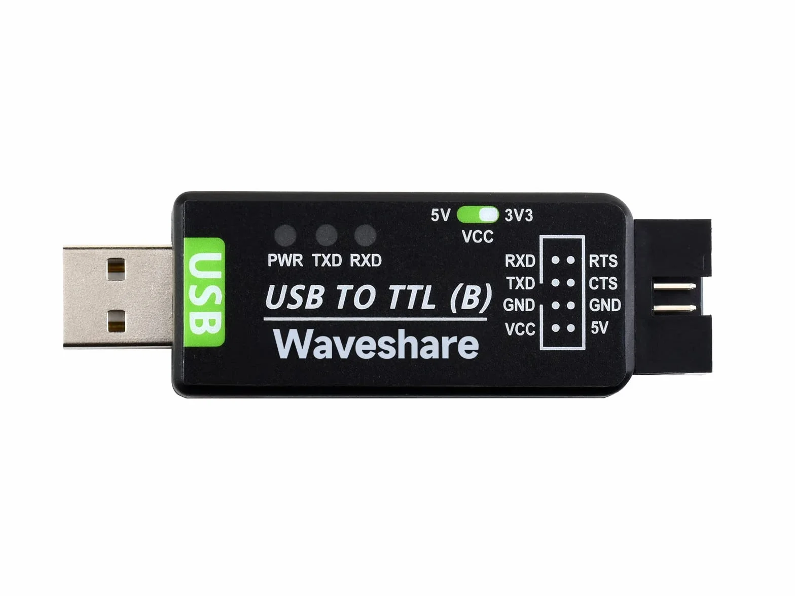 Waveshare Industrial USB to TTL Converter Original CH343G Onboard with Multi Protection Circuits Multi Systems Support