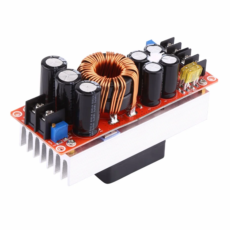 Boost Step-up DC-DC 1500 W, Moduł doładowania dla urządzeń elektrycznych, DC-DC Boost Converter Step-up Moduł Zasilania w 10~60 V out 12~90 V