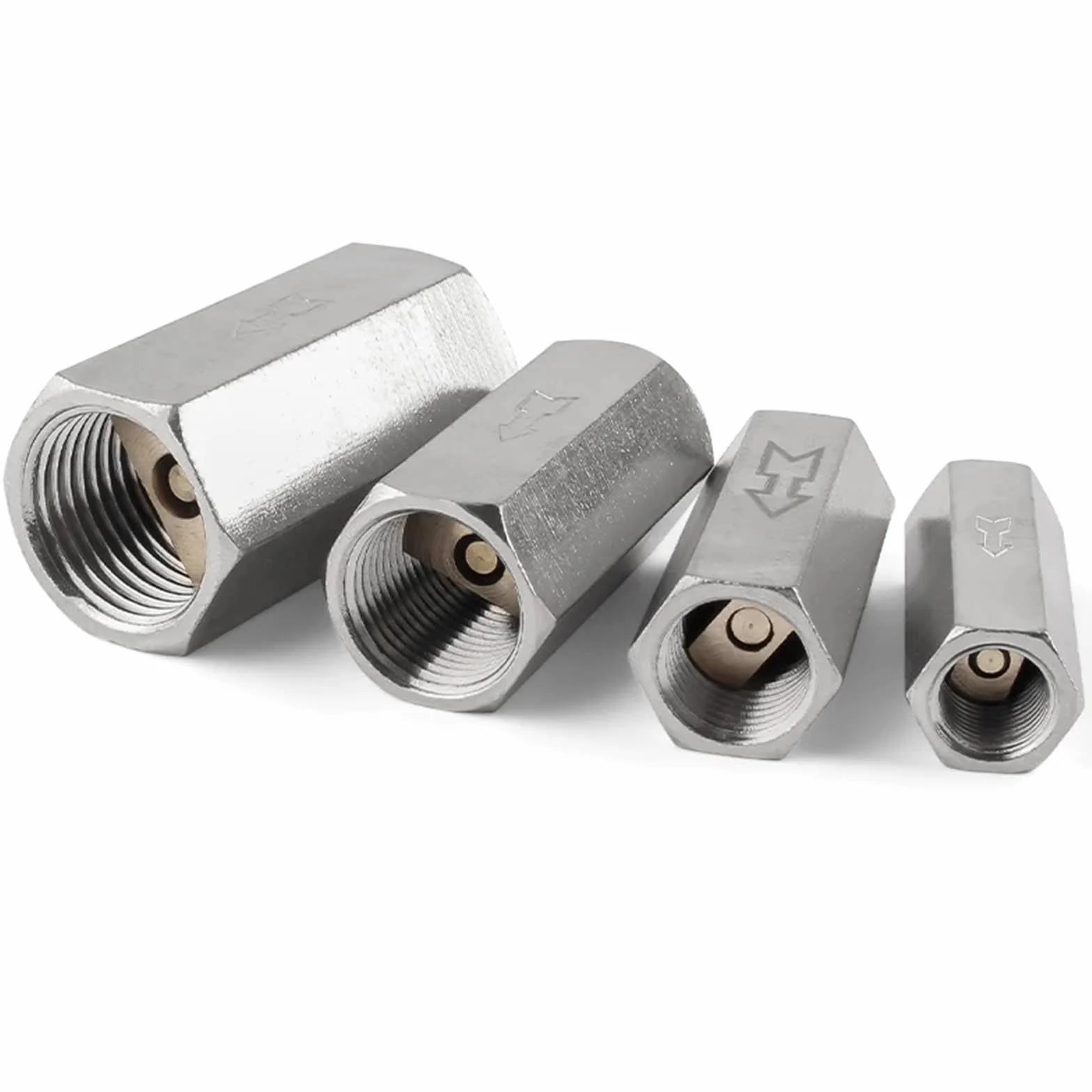 Zawór zwrotny powietrza mosiężny 6mm 8mm 10mm 1/4 OD wąż jednokierunkowy do sprężarki powietrza