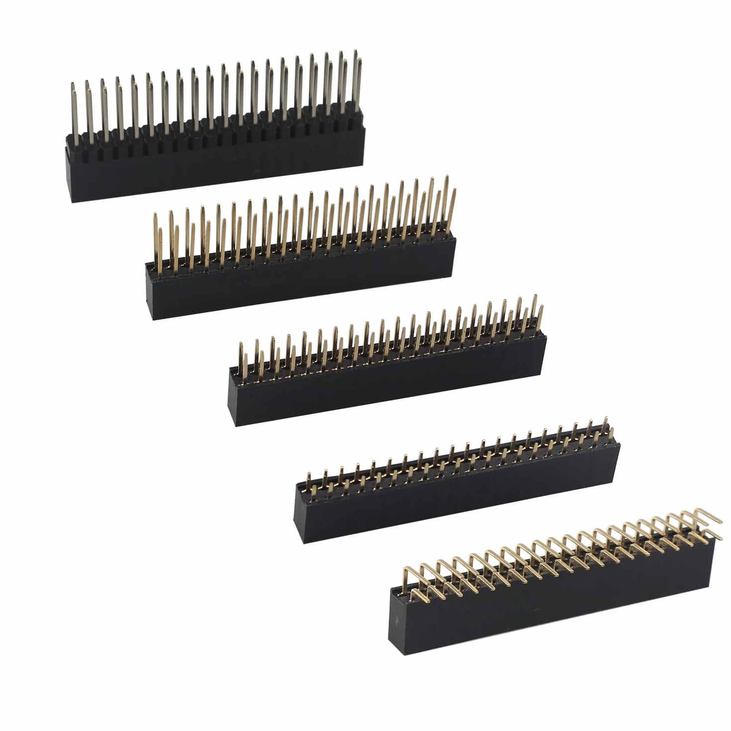 ZDE 40-pinowy zestaw słuchawkowy Raspberry Pi GPIO Stacking Header Extender Pico do Raspberry Pi 5/4B/3B+/3B/2B/B+/A+/Zero/Zero W/Zero 2 W 16 szt.