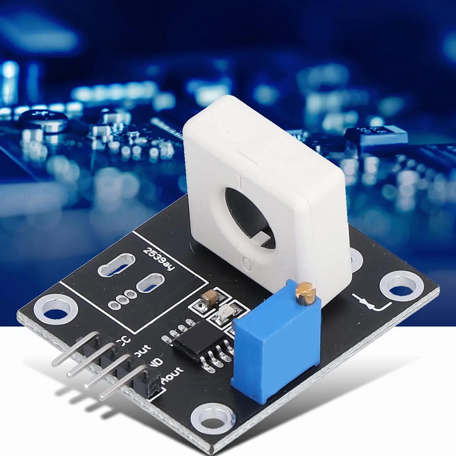 Czujnik Prądu Halla, 35a WCS1800 DC 5V Moduły Zabezpieczające Przed Zwarciem Regulowany Detektor Zabezpieczenia Nadprądowego Do Inteligentnego Wykrywania Przetężenia Silnika Samochodu