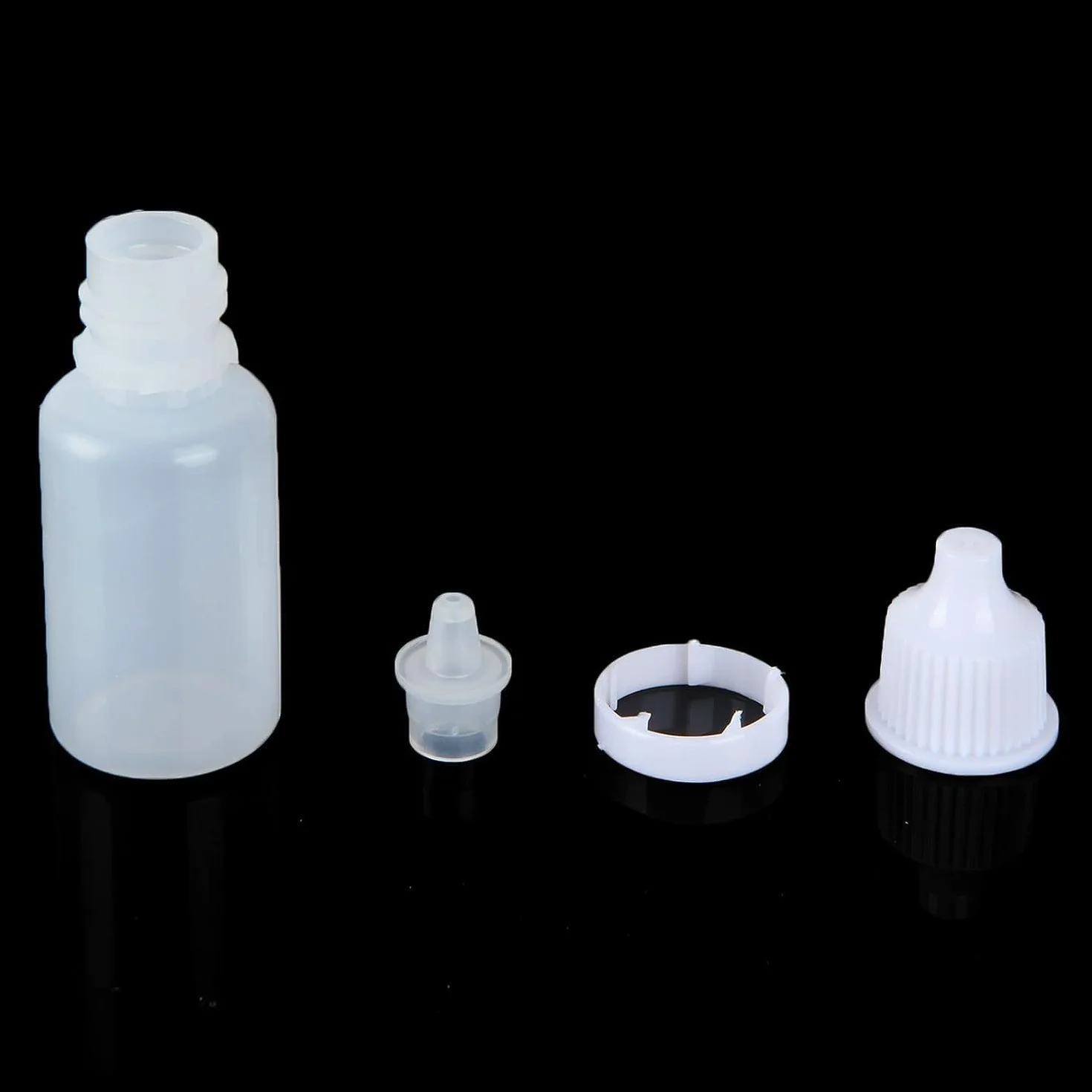 Plastikowe butelki z kroplomierzem 10 ml puste elastyczne do kosmetyków olejków eterycznych odczynników 200 sztuk