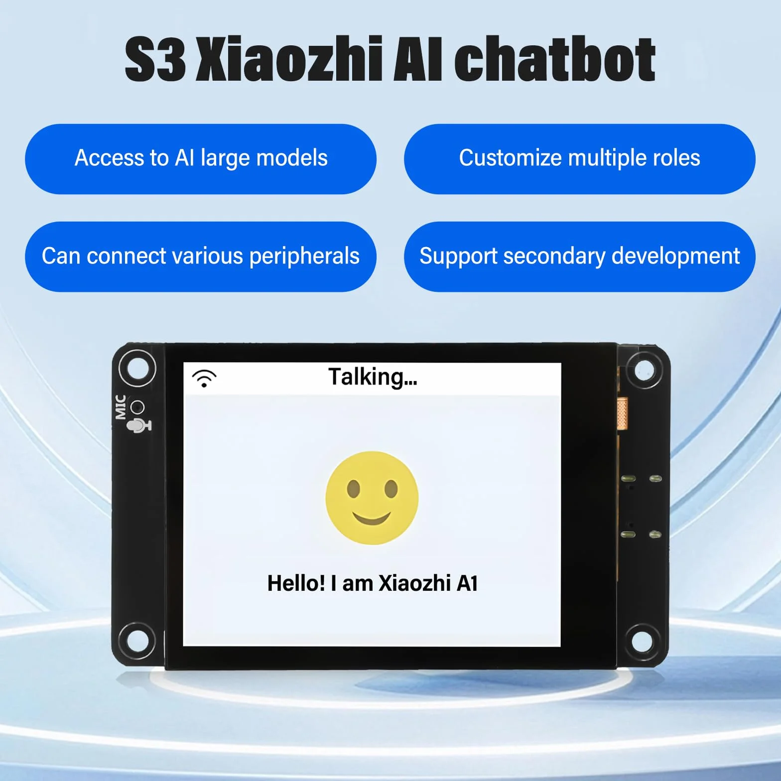 ESP32-S3 Karta rozwojowa WiFi Bluetooth Inteligentny wyświetlacz Moduł TFT Ekran dotykowy Obsługuje interfejs Xiaozhi typu C