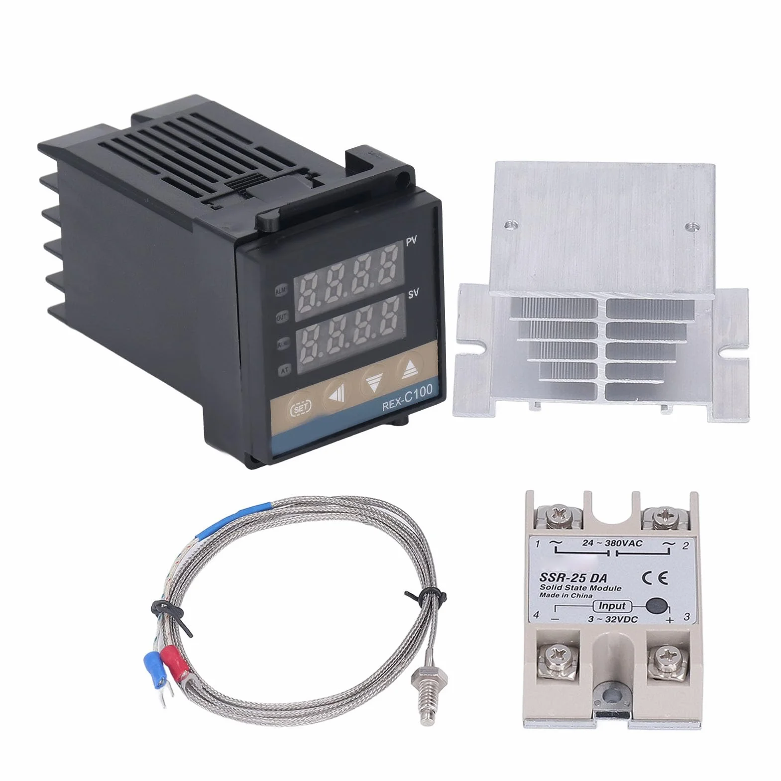 Regulator PID REX C100 Kontroler Temperatury 0–400℃ Cyfrowy