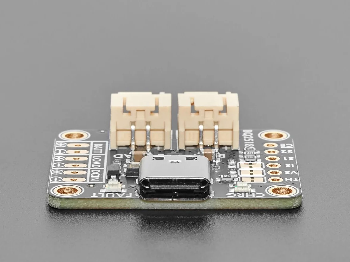Adafruit bq25185 USB/DC/Solar Litowo-jonowy/Polimerowy Moduł Ładowania, 6091