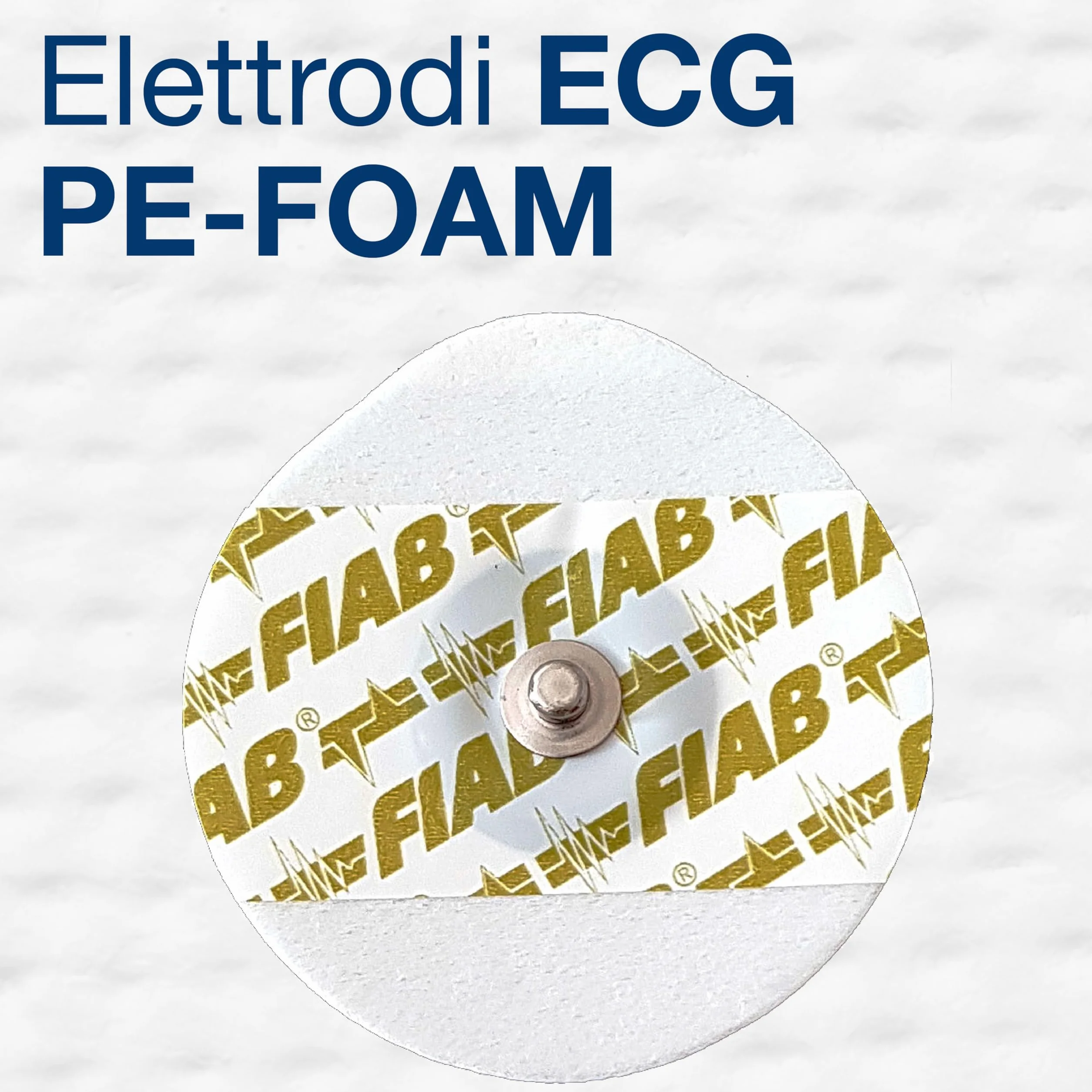 FIAB Uniwersalne jednorazowe elektrody EKG 48-50 mm owalne opakowanie 50