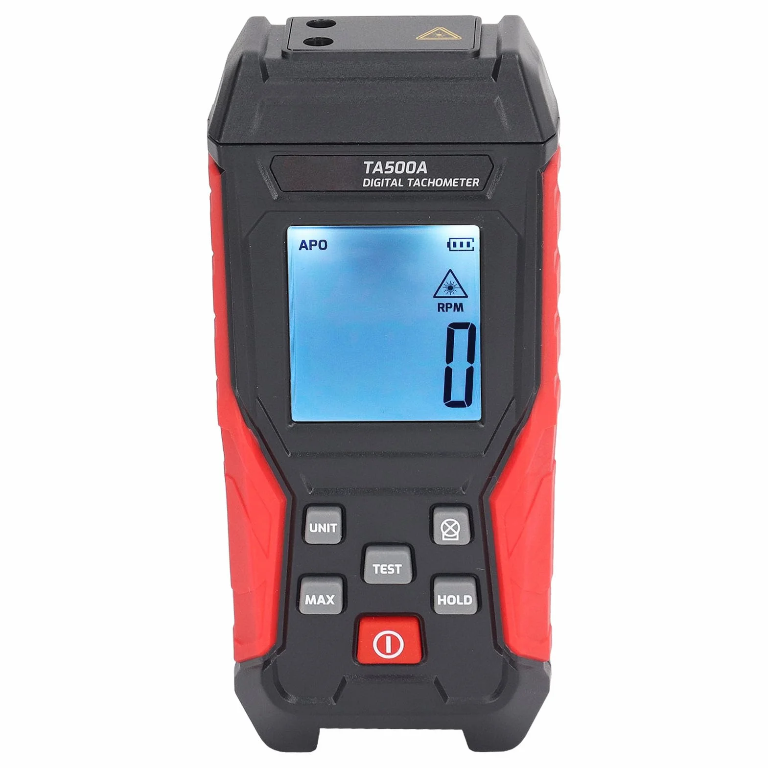 Obrotomierz RPM, Obrotomierz Cyfrowy, Bezkontaktowy Przenośny Miernik RPM, Zawór z blokadą, Pomiar 3-100000RPM, Czujnik Półprzewodnikowy, Łatwe, Tachometry