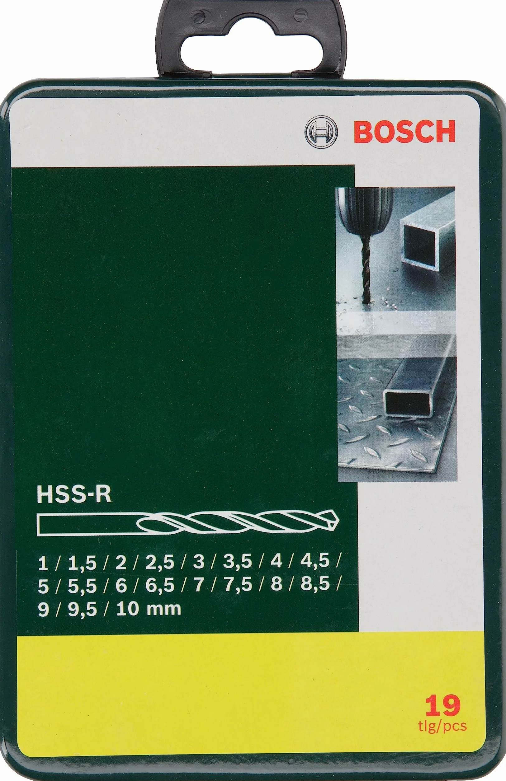 Bosch 19-częściowy zestaw wierteł do metalu HSS-R
