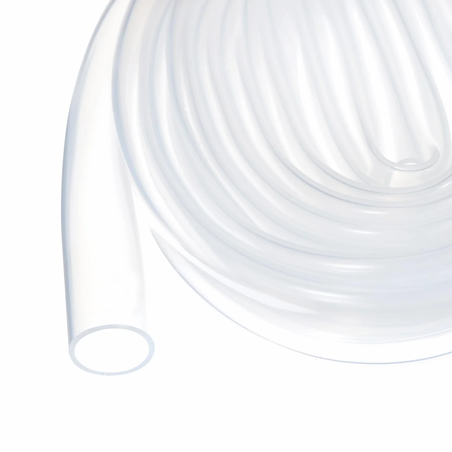 5 m (16 stóp) rurki silikonowe 12 mm ID 14 mm OD przezroczyste przemysłowe plastikowe rurki z czystego silikonu do pompy zasysania drenażu nawadniania warzenia, 1/5.1 cm x 9/40.6 cm