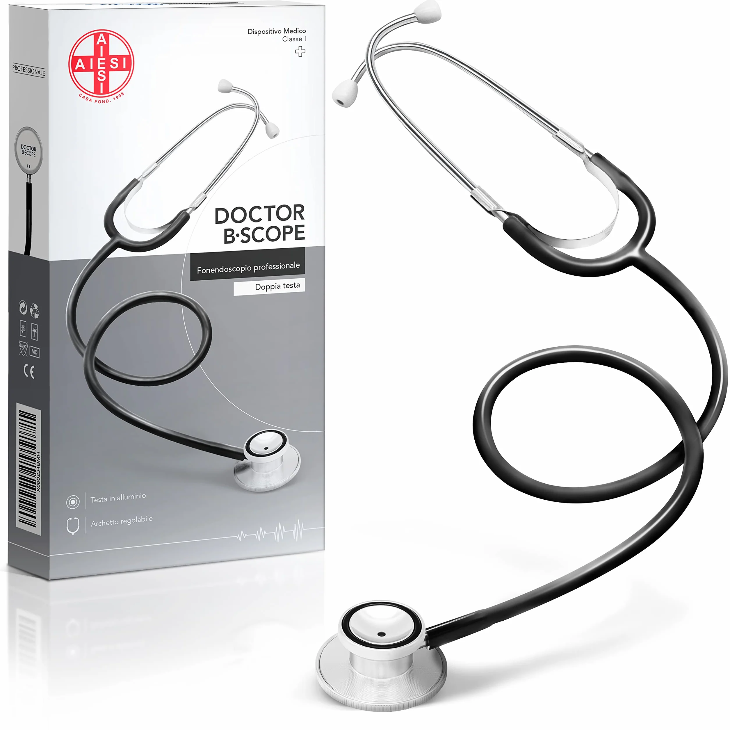 Stetoskop z Podwójną Głowicą dla Dorosłych Doctor B-Scope Czarny