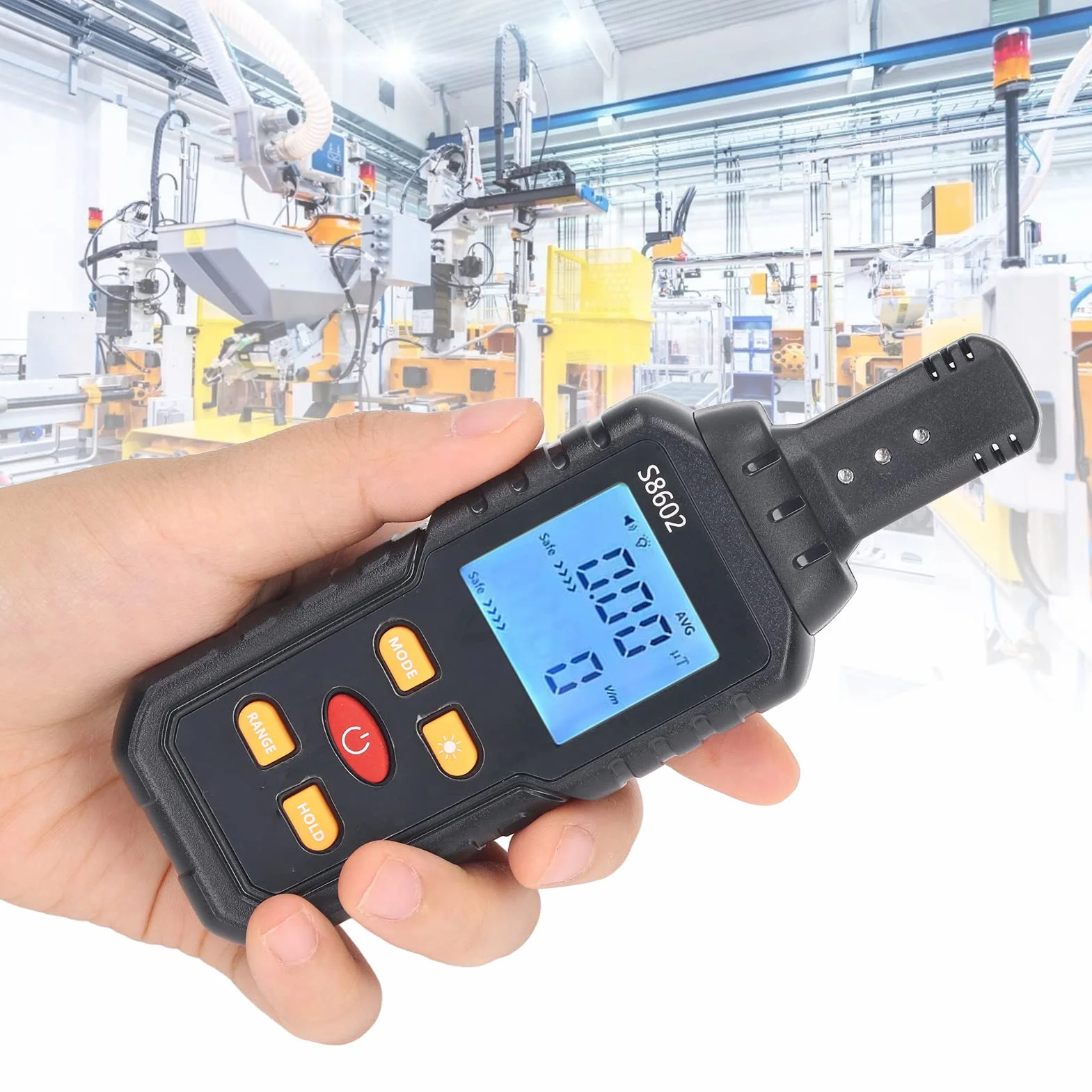 Miernik Pola Elektromagnetycznego EMF 5Hz-3500Hz Tester Promieniowania do Domu Biura