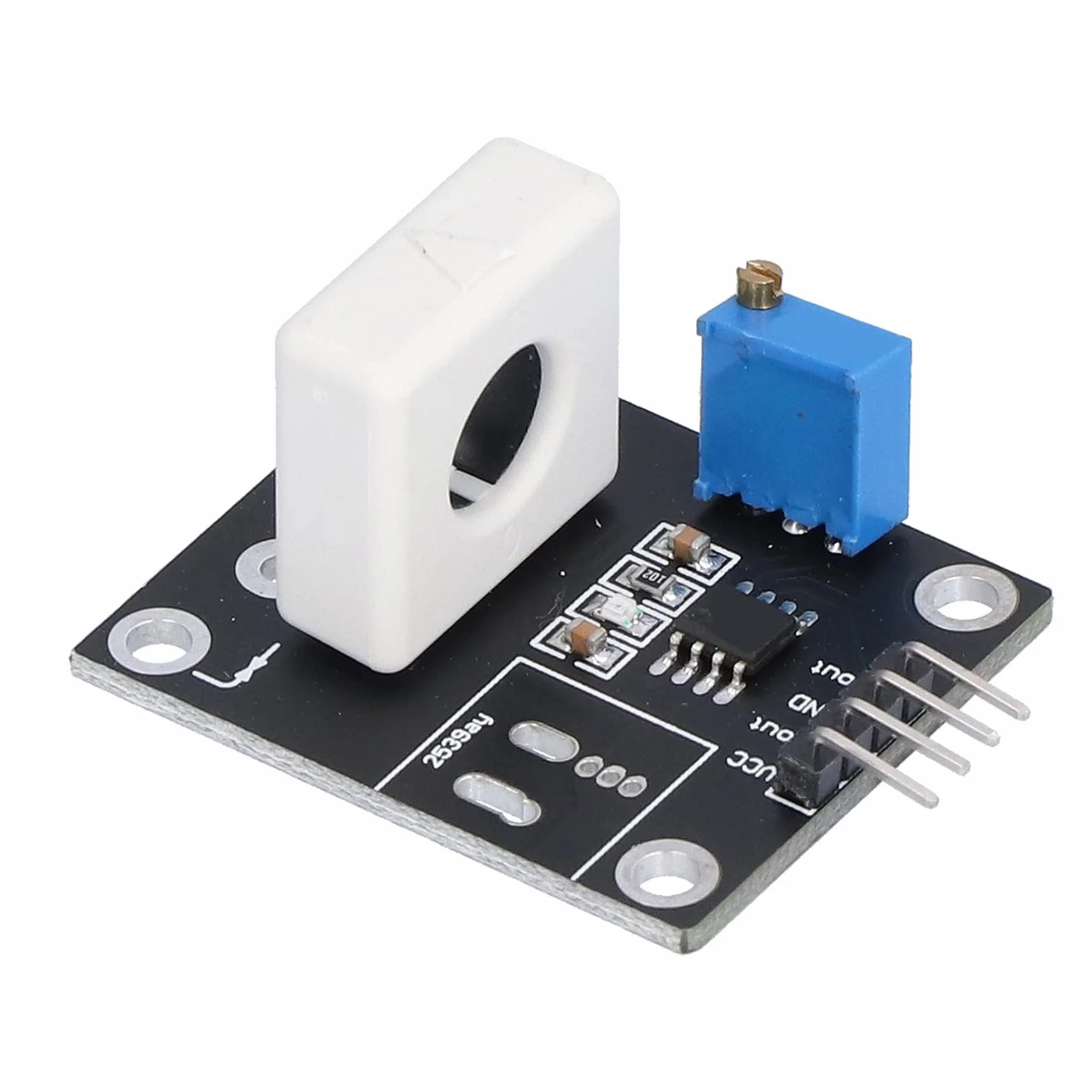 Czujnik Prądu Halla, 100a WCS1600 DC 5V Moduły Zabezpieczające Przed Zwarciem Regulowany Detektor Zabezpieczenia Nadprądowego Przed Zwarciem Do Wykrywania Przetężenia Silnika Inteligentnego