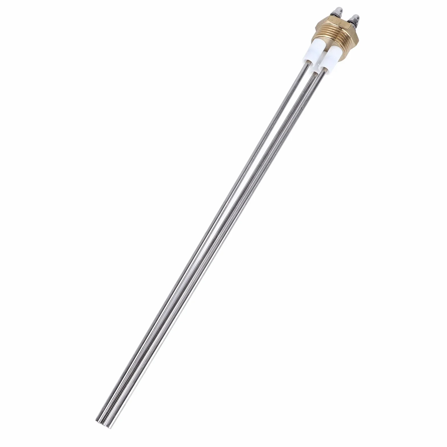 Sonda Poziomu Wody w Bojlerze Miernik Elektroda Pręt 3-pinowy PTFE Mosiądz Stal Nierdzewna, Mocna i Trwała, Temperatura Robocza Nadaje się do Czujnika Poziomu Wody w Bojlerze