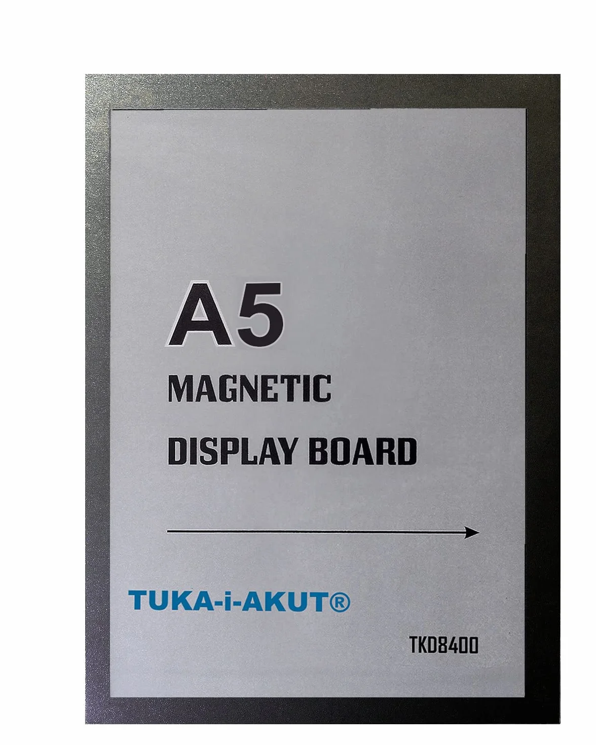 TUKA-i-AKUT magnetyczna ramka ekspozycyjna A5 czarna 5 sztuk