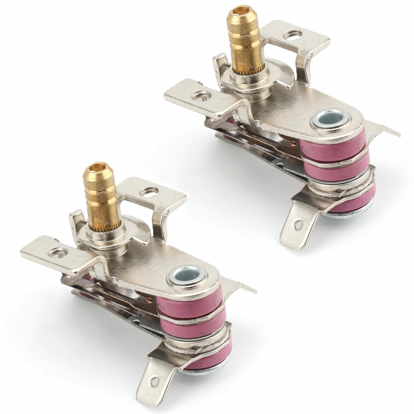 KST-168 termostat do pieca elektrycznego, 250 V, 16 A, regulator M4, otwór na śrubę, regulowany termostat, regulator temperatury, akcesoria (2 szt.)