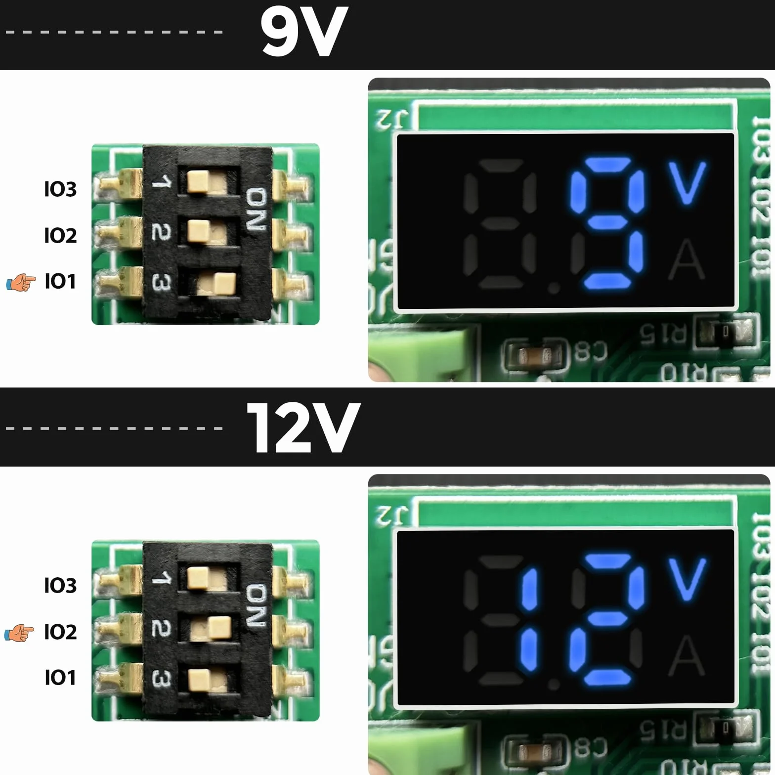InnoMaker 4 Sztuki Type-C QC AFC PD2.0 PD3.0 do DC Detektor Wyzwalania Szybkiego Ładowania Przetwornica Zasilacza do Notebooka USB-PD z Diody LED Wsparcie Stałe Napięcie Wyjściowe 5V/9V/12V/15V/20V