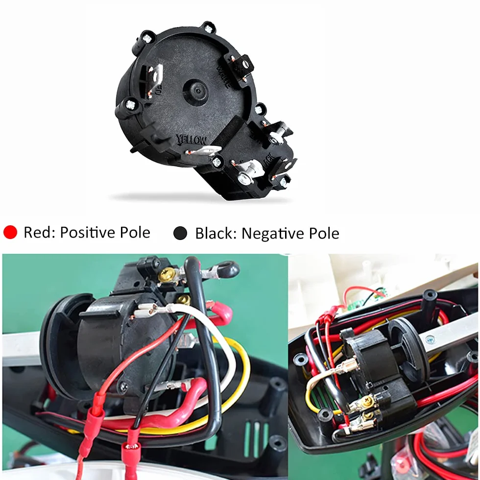 KOCAN 12V elektryczny sterownik silnika zaburtowego Kontroler prędkości śmigła zaburtowego morskiego Pasuje do 28lb 36lb 46lb 50lb 60lb 68lb 88lb Elektryczne silniki zaburtowe, sterownik prędkości zab