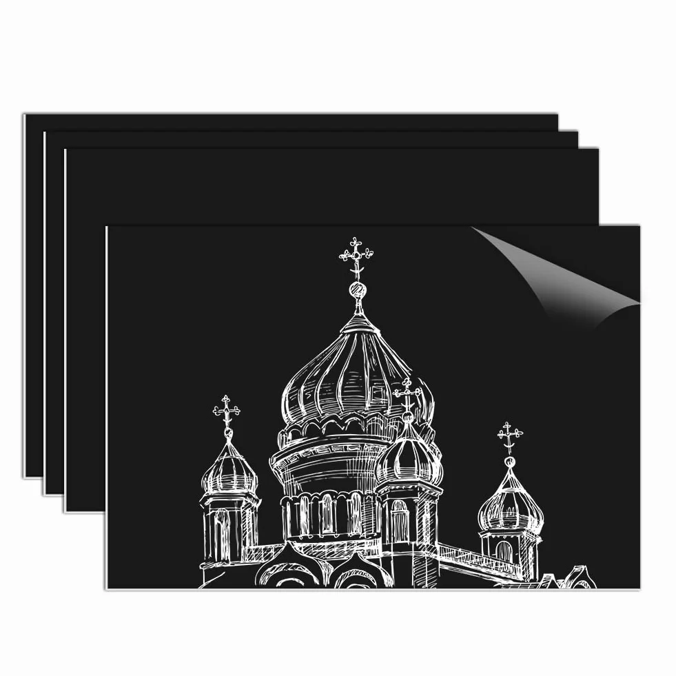 Płyta do grawerowania ABS 30x20 cm 1,3 mm 4 sztuki