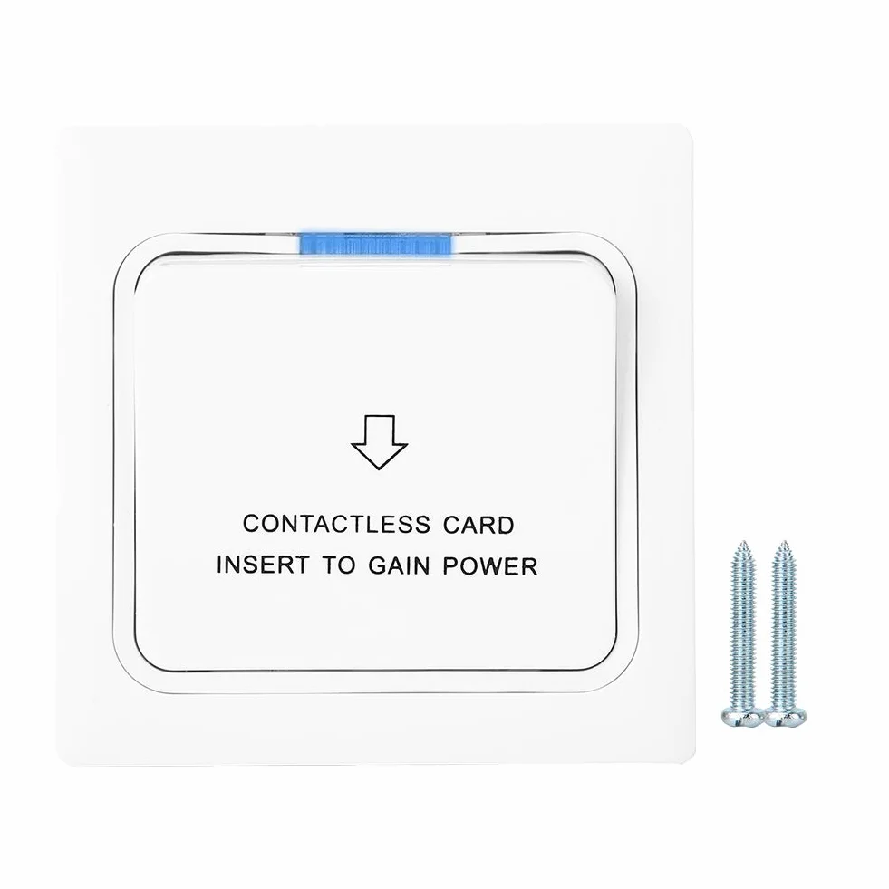 Przełącznik Rozpoznawania Energii Elektrycznej Power Key Card Sensor Panel Przenośny Trwały Włącznik światła