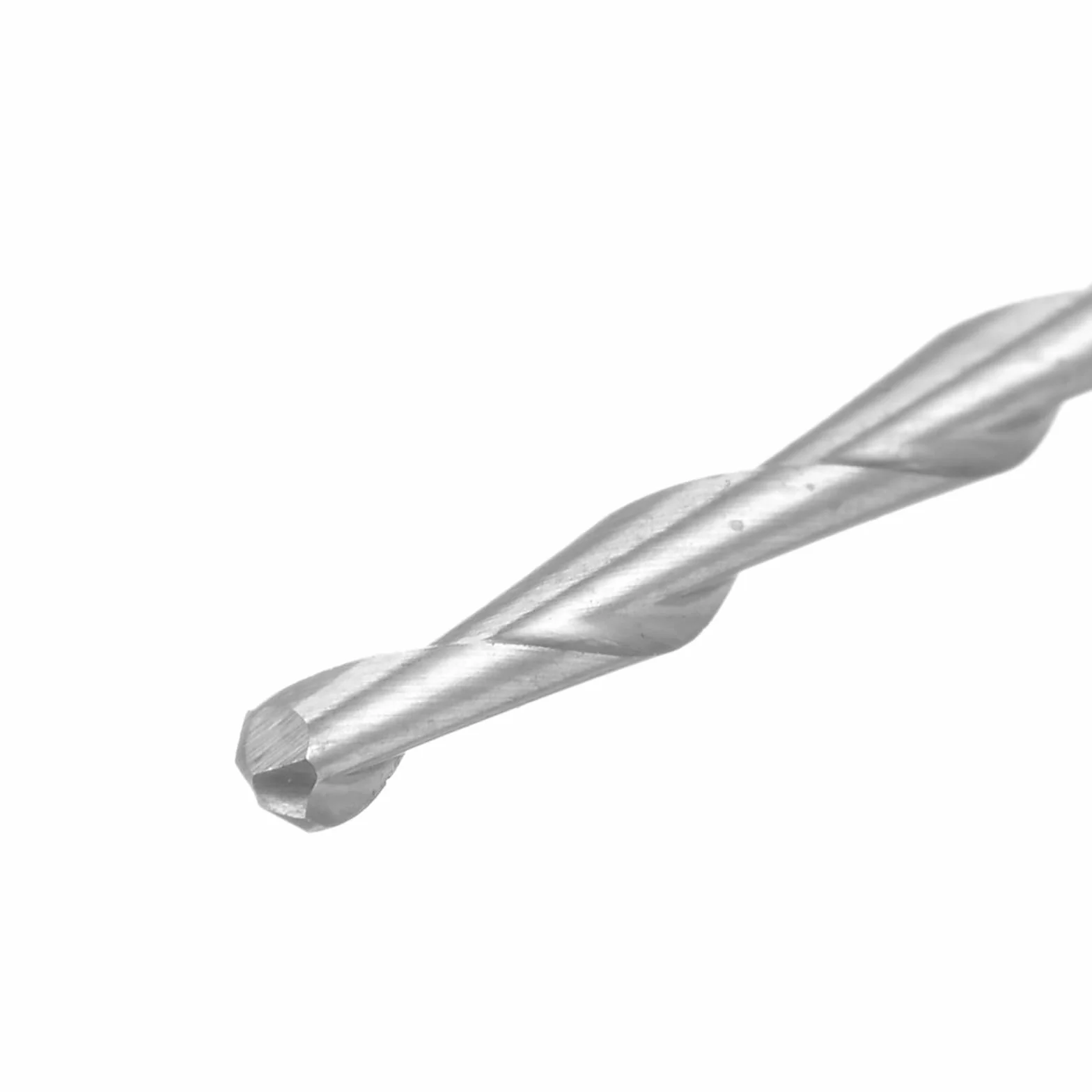 QUARKZMAN 10 szt. Frezy z łbem kulowym CNC Router 1/8" Chwyt 1,0-3,175 mm spiralne rosnące cięcie 2 rowki narzędzia frezarskie frez twardy metal integralny do PCB akryl plastik