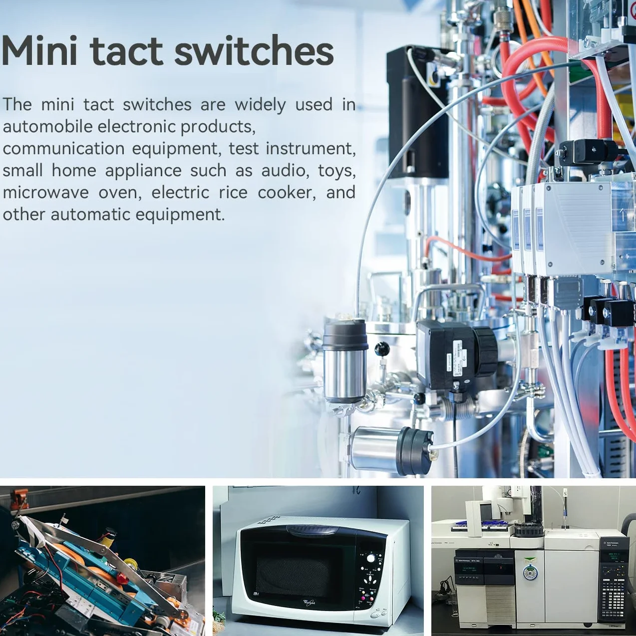 Mikroprzełączniki końcowe SPDT 1NO 1NC 250V 5A Zestaw 50 sztuk