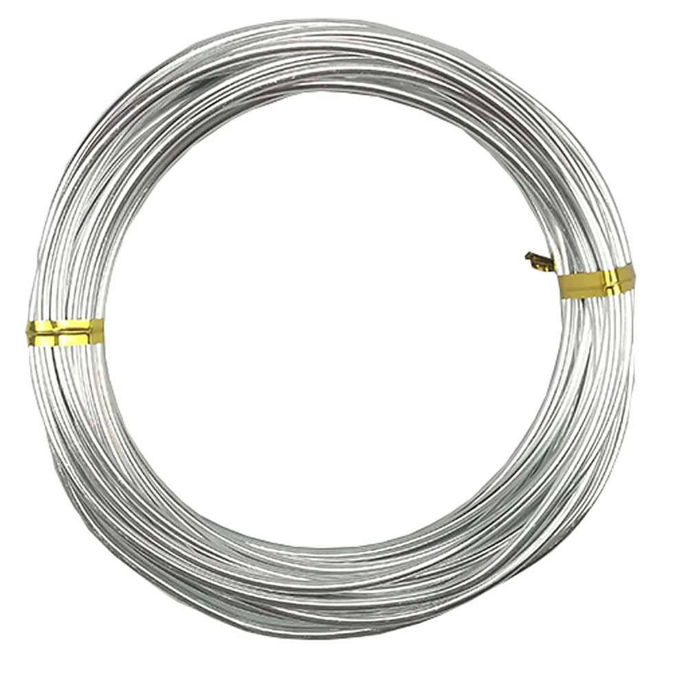 Aluminiowy drut, przemysłowy cienki drut aluminiowy, średnica 0,1 mm, długość 5 m