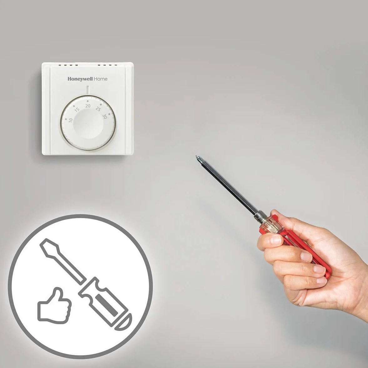 Honeywell Home THR830TEU MT1 mechaniczny termostat pokojowy biały