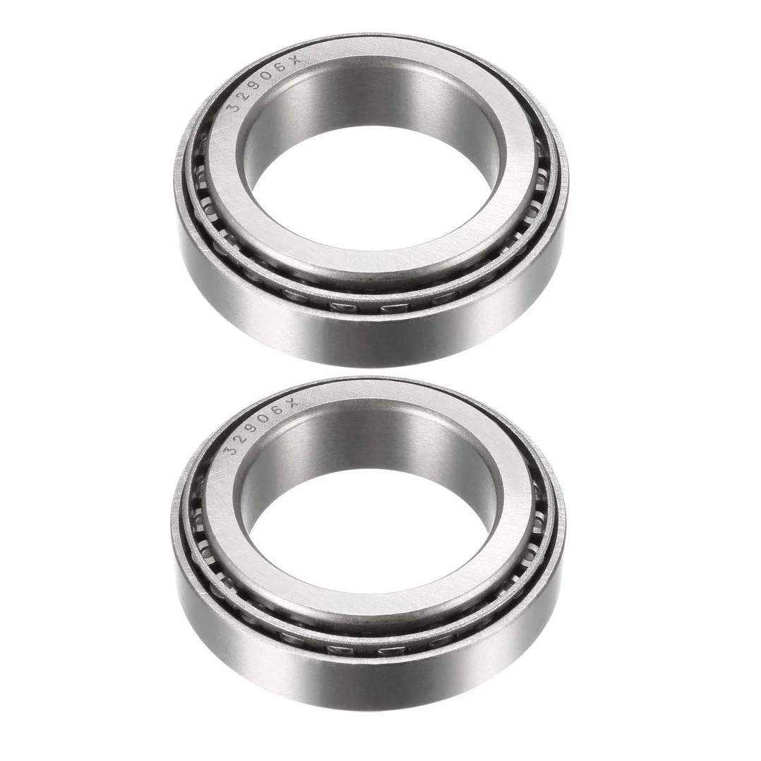 sourcing map 2 sztuki 32906X łożysko stożkowe łożysko wałków stożkowych stożek i zestaw talerzy 30 mm otwór 47 mm itp.