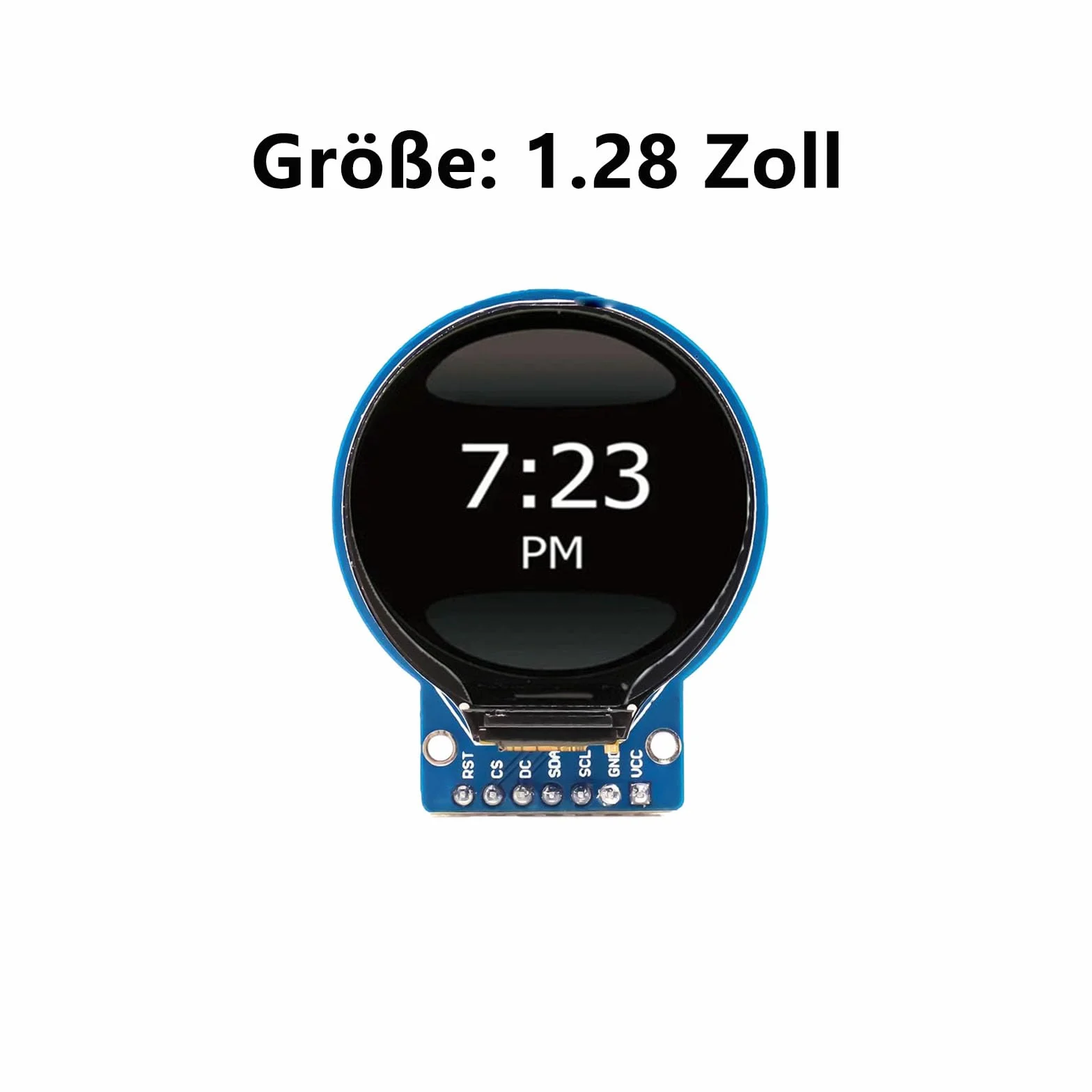 2 sztuki GC9A01 1,28 cala okrągły ekran TFT do Arduino RGB IPS HD 240 x 240 interfejs SPI wyświetlacz LCD moduł do urządzeń wyświetlających, monitorowania w czasie rzeczywistym i wyświetlania