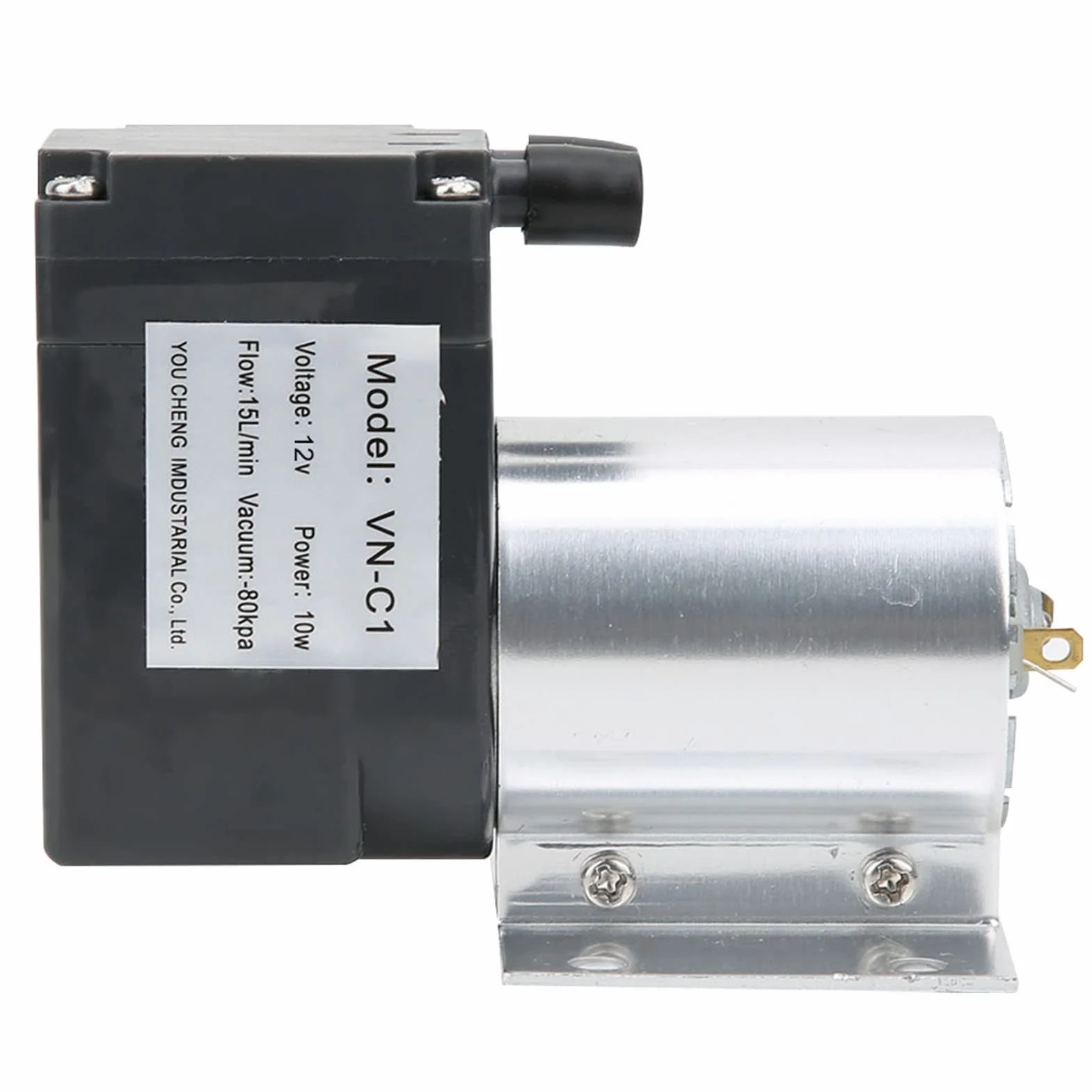 Mini pompa próżniowa DC 12V/24V 200kpa 10W 15L/min Elektryczna przenośna pompa powietrza z uchwytem