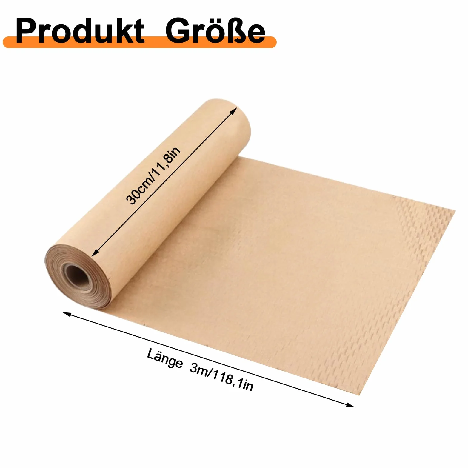 Papier o strukturze plastra miodu 30 cm x 30 m rolka brązowy materiał wypełniający opakowanie