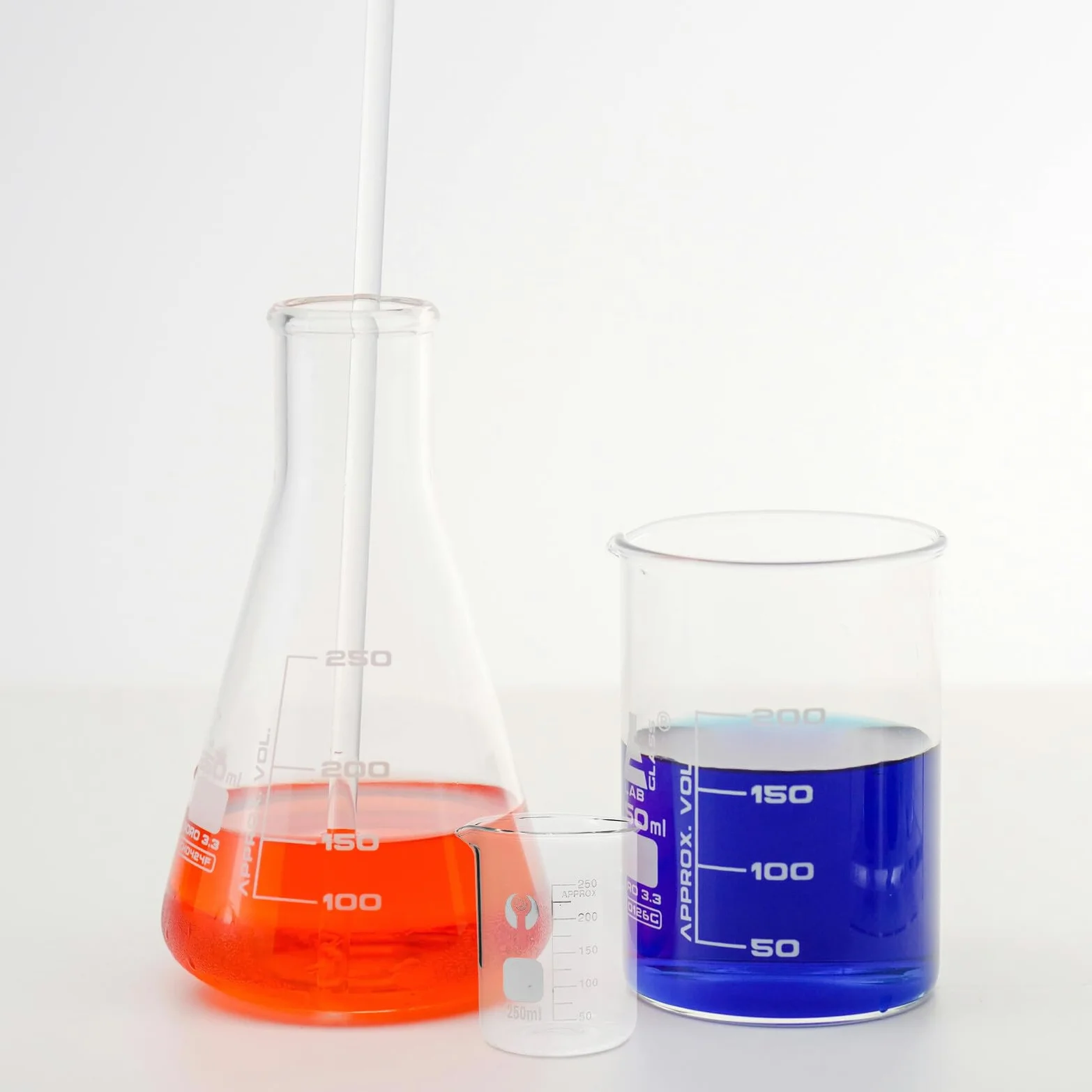 5 Szt. Częściowy Zestaw Szklanych Zlewek Pomiarowych Odporne Wysoką Temperaturę Precyzyjne Laboratoryjne Zlewki z Podziałką Do Chemii i Edukacji