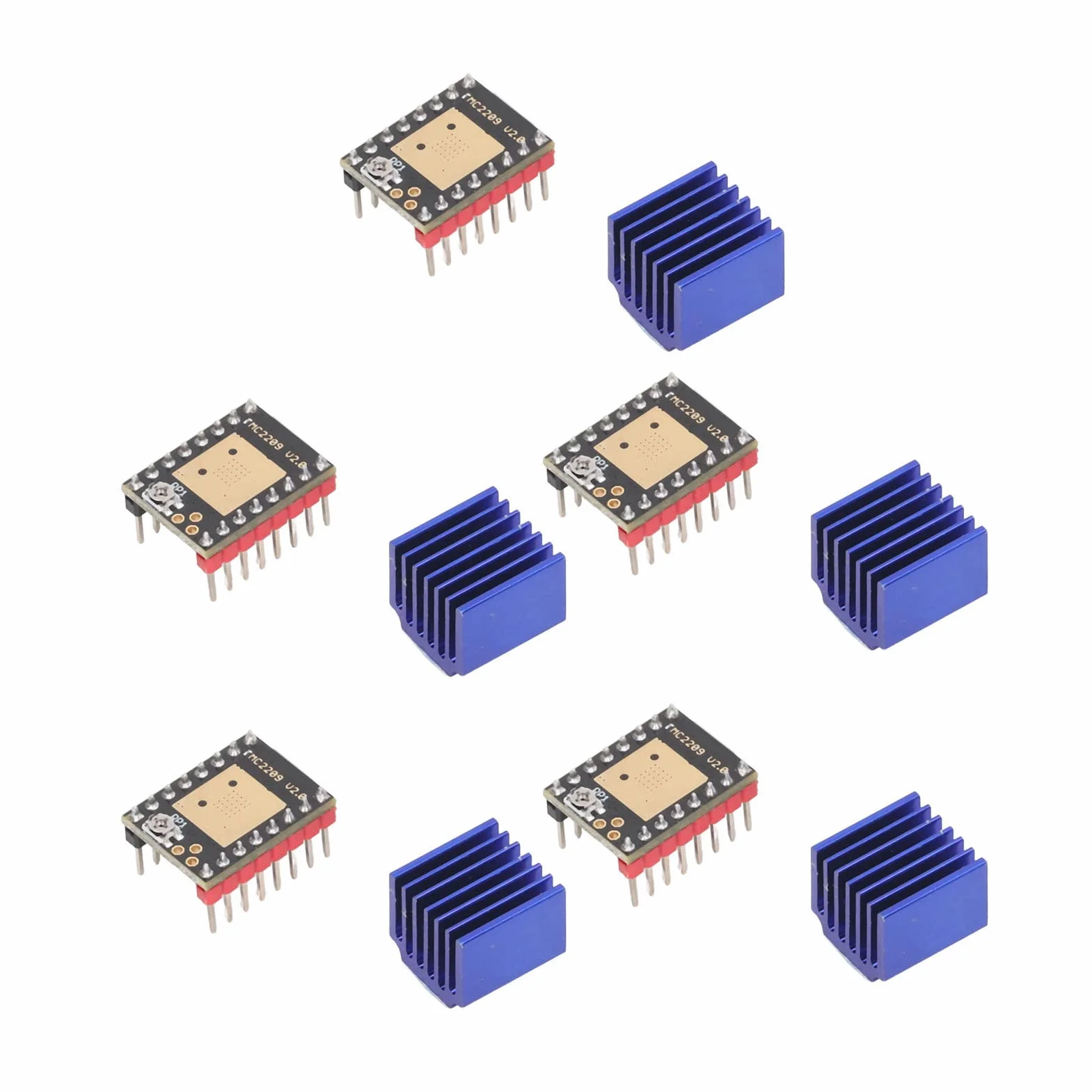 TMC2209 V2.0 Stepstick Sterownik Silnika Krokowego 2.5A Uart Ultra Silent Nema17