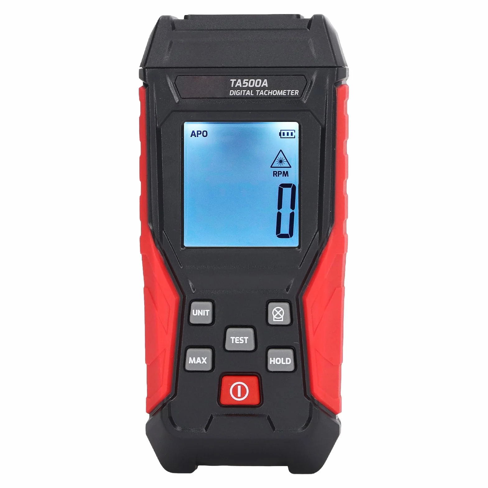 Obrotomierz RPM, Obrotomierz Cyfrowy, Bezkontaktowy Przenośny Miernik RPM, Zawór z blokadą, Pomiar 3-100000RPM, Czujnik Półprzewodnikowy, Łatwe, Tachometry