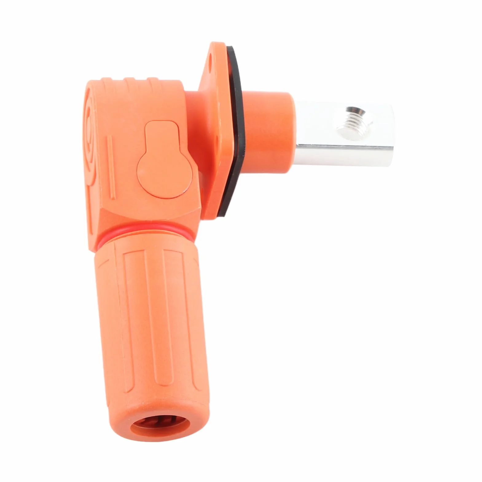 Złącze Zasilania Akumulatorowego Wysoka wydajność M8 Wysoki Prąd 1000 V DC Wodoodporne Złącze Zasilania Akumulatora dla 16-25 Mm (ORANGE)