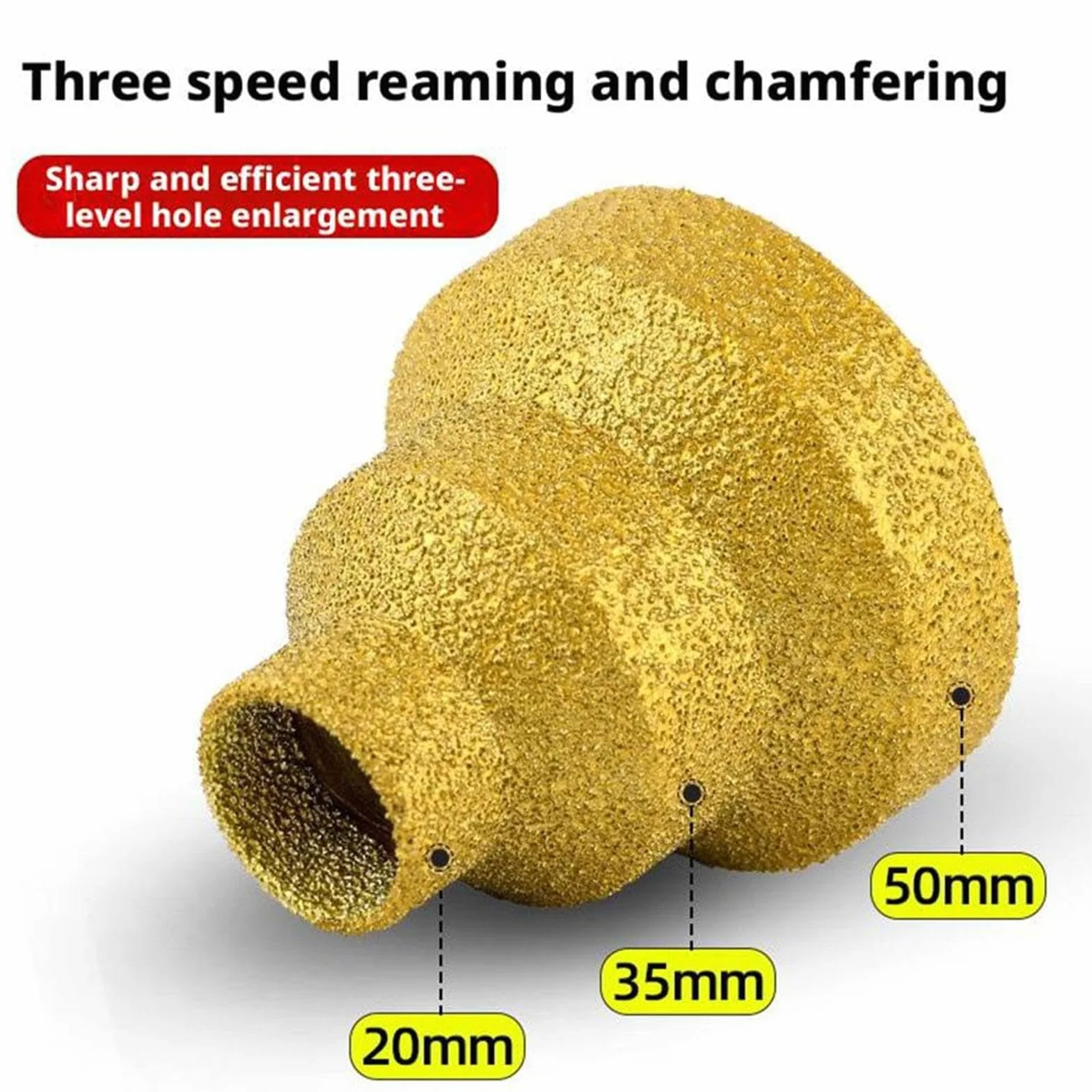 Metal Drill Bit Hole Expander Conical Step Drill Bit For Metal Woodworking Concrete Tile Bevel Chamfer Drill Bits For Precision Drilling In Various Materials Like Steel, Wood, And Ceramic