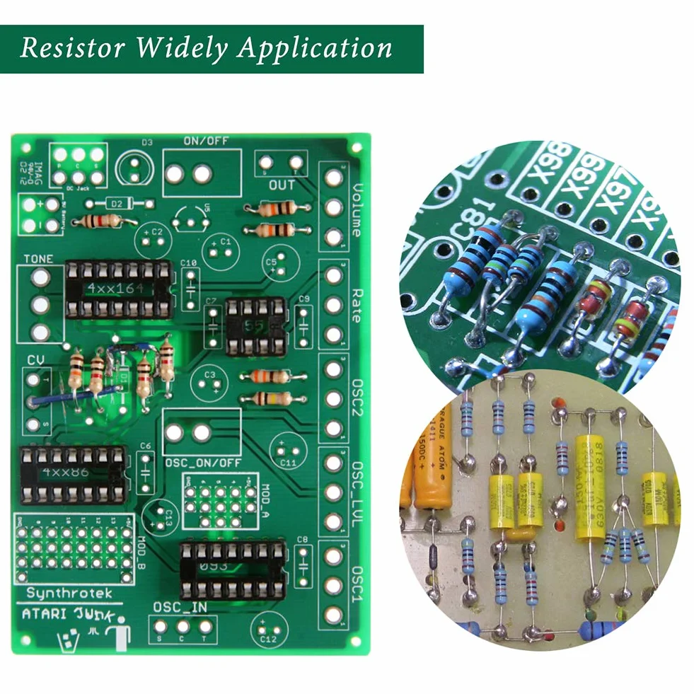 Zestaw 5 mm diod LED i rezystorów do projektów Arduino, rezystory 600 szt. od 10 omów do 1 MOhm z 30 wartościami + 200 szt. 5 mm diody LED 5 kolorów