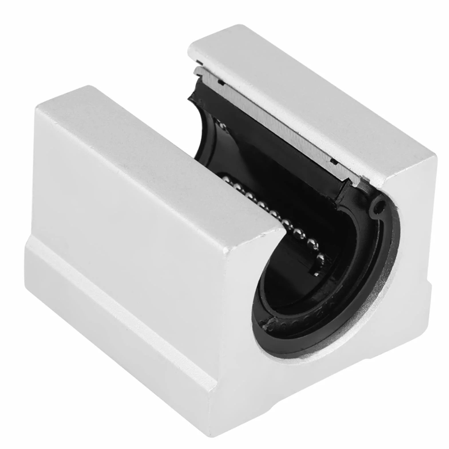 SBR20UU 20mm Aluminiowe Łożysko Liniowe Otwarte Tuleja Ślizgowa CNC 4 Sztuk