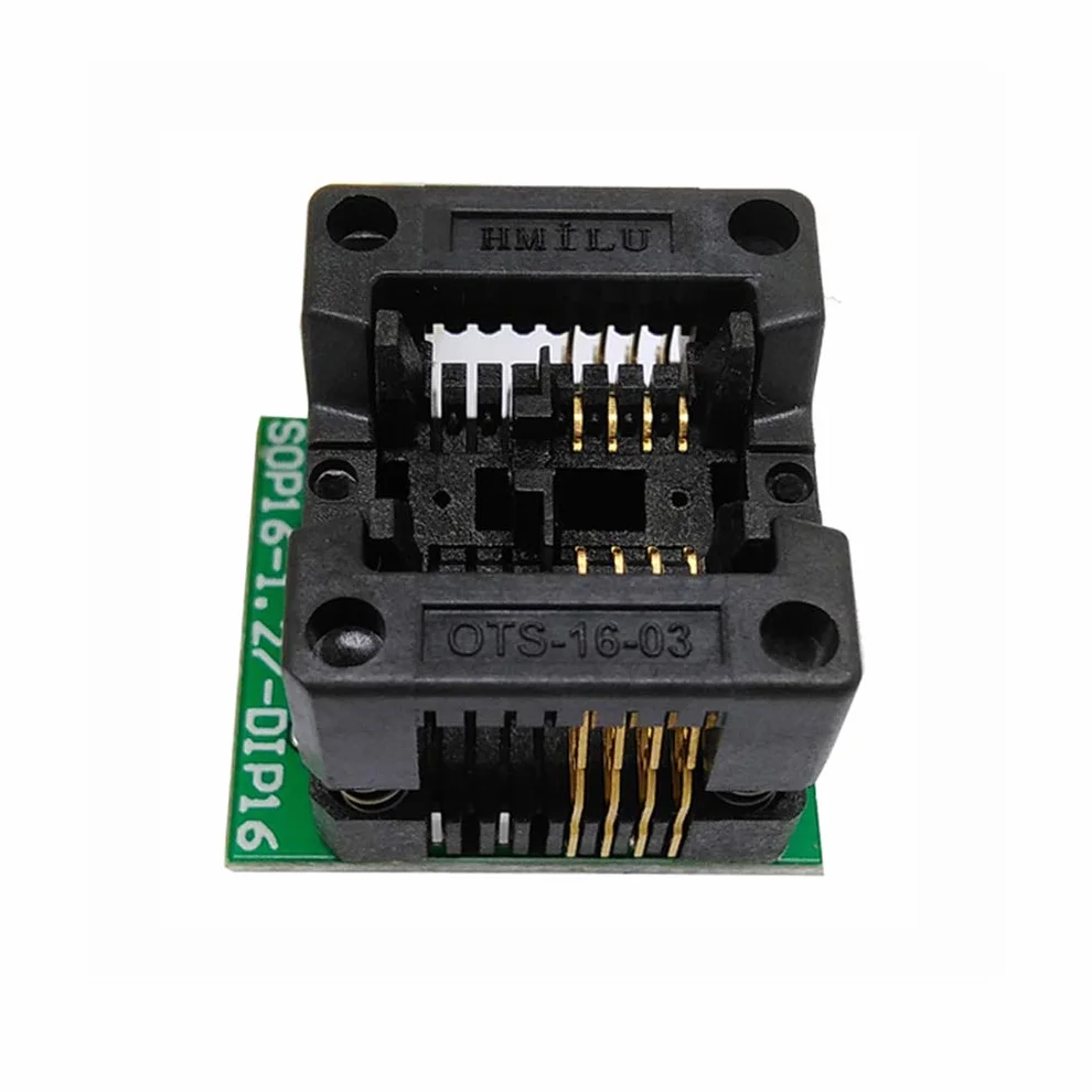 Hailege 2 szt. SOIC8 SOP8 do DIP8 EZ Programmer Adapter Socket Converter z 150 mil szeregowy programista siedziska Adapter Socket