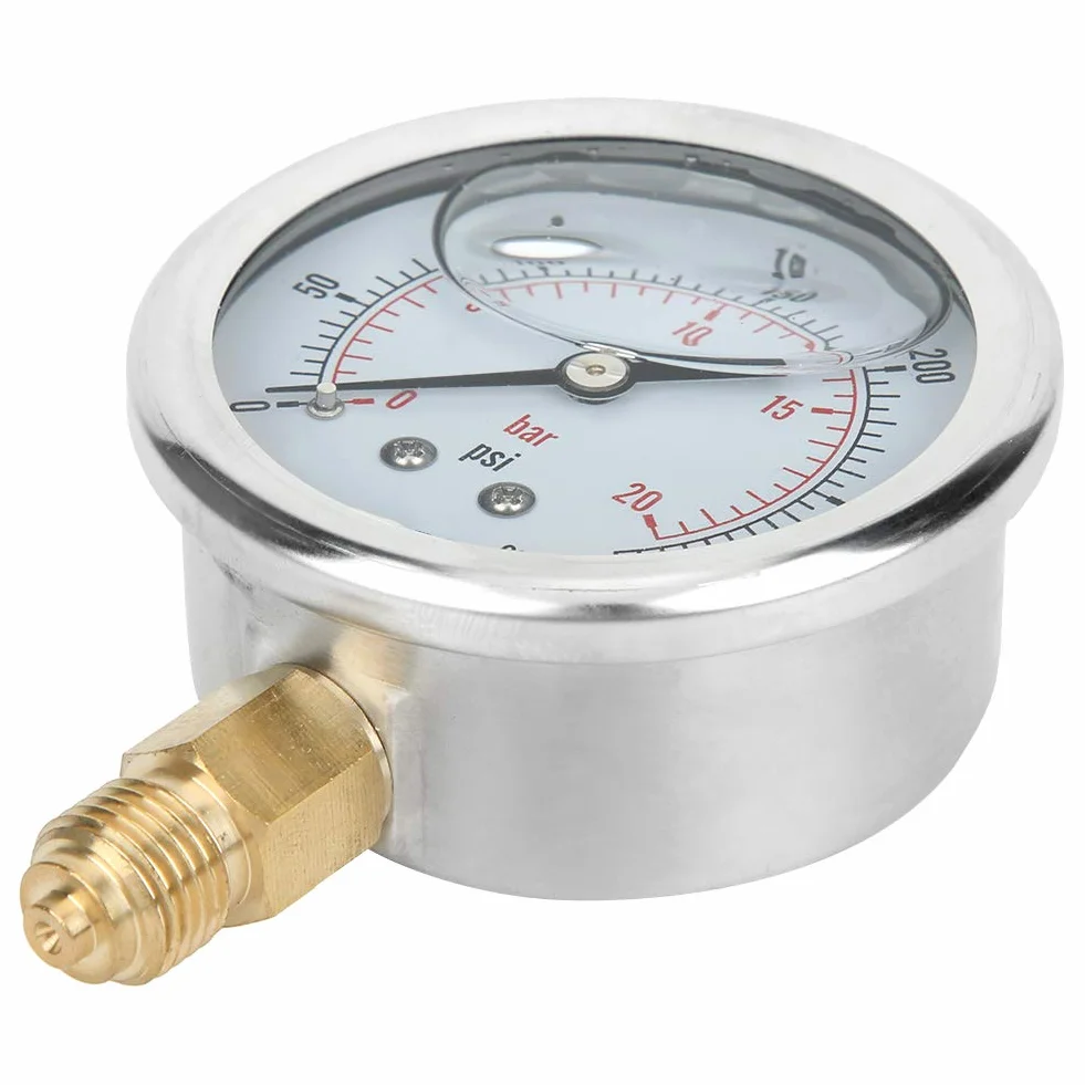 Manometr Promieniowy Y60 TS PGG604-20bar 1/4BSP Olejem Kadimendium 300 Bar Ciśnienie