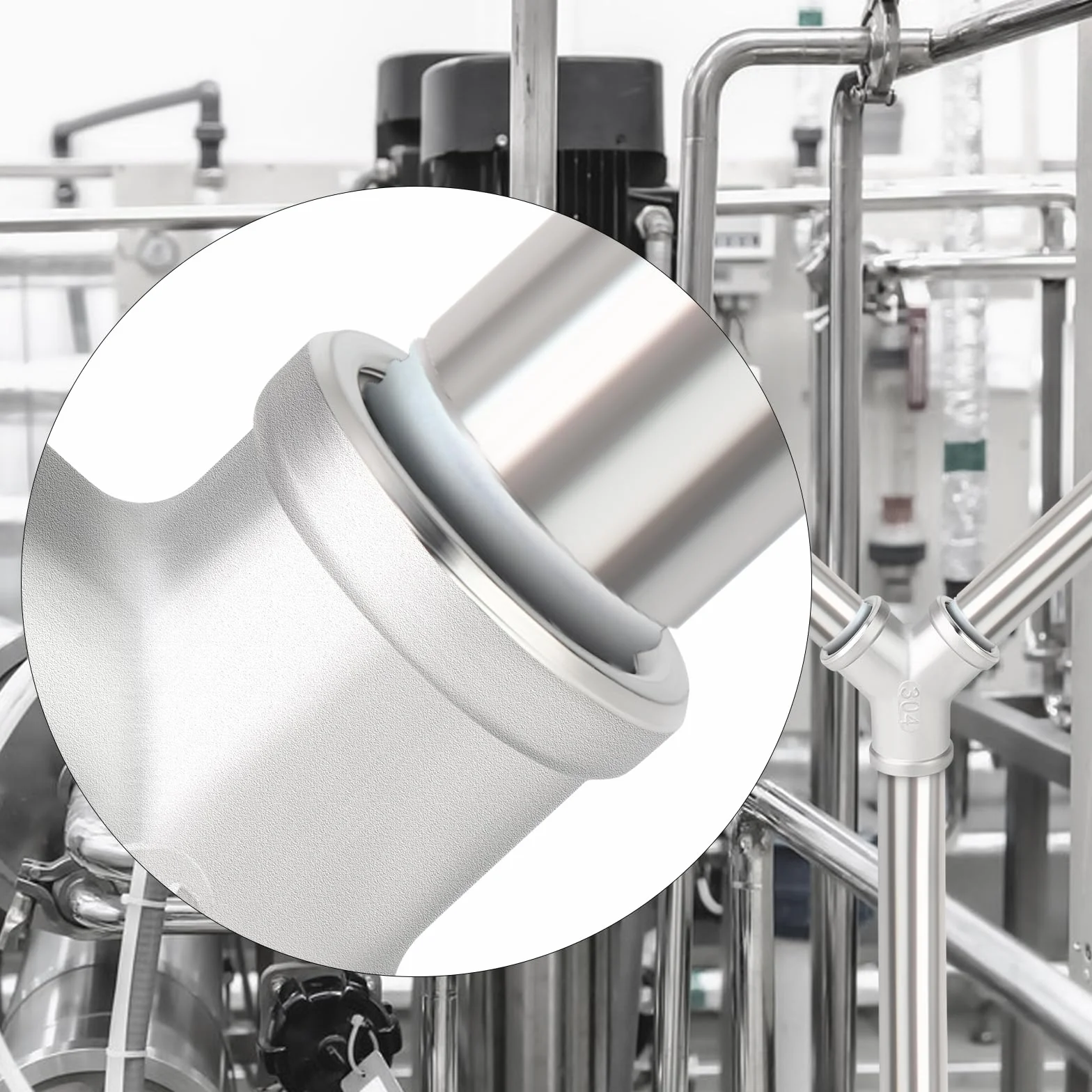 5 sztuk 1/2" BSP gwint wewnętrzny 304 stal nierdzewna 3-drożny kształt Y element łączniki rurowe