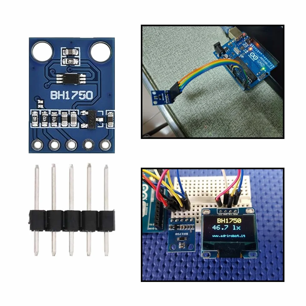 GY-302 BH1750 BH1750FVI cyfrowy czujnik natężenia światła moduł 3V-5V do Arduino AVR