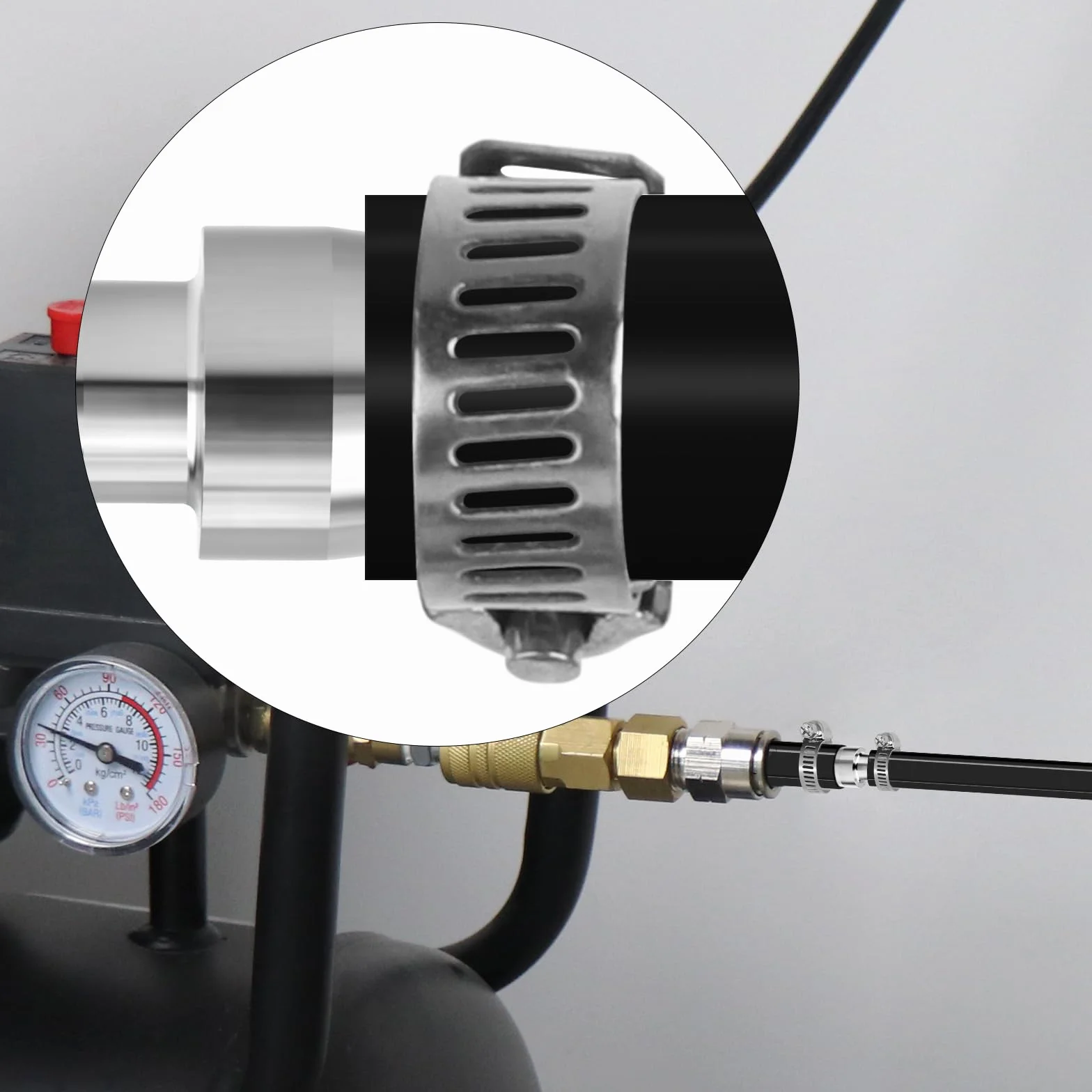5 sztuk adapter ze stali nierdzewnej 304 8 mm do 6 mm do węża redukcyjnego, złączka łącząca wąż redukcyjny, złącze intercooler płynu chłodzącego, do wody, powietrza