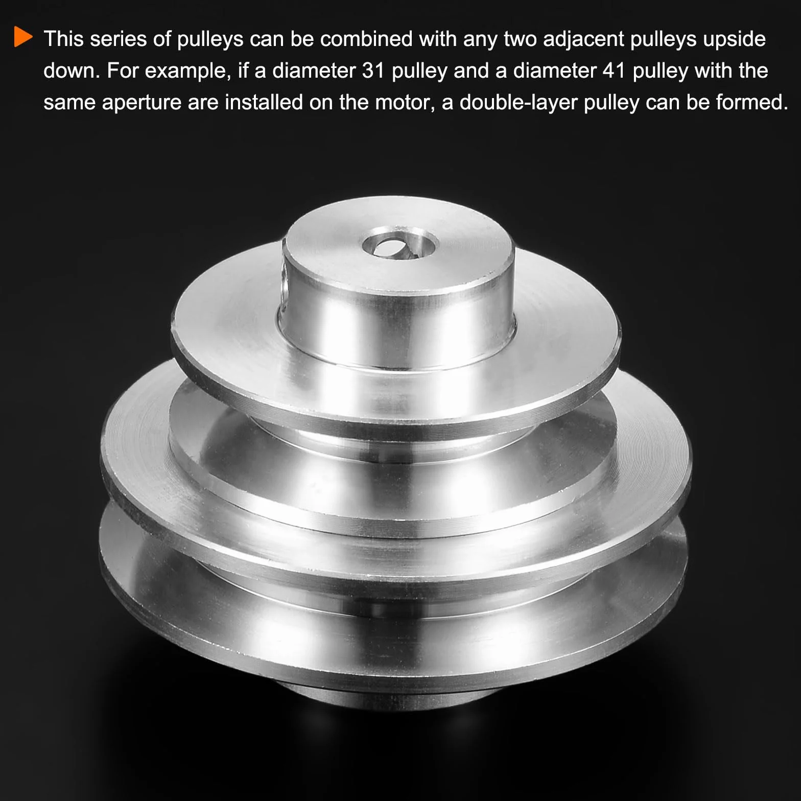 Koło pasowe - [Otwór 8 mm x średnica zewnętrzna 50 mm] Koło pasowe ze stopu aluminium V-Groove do 3-5 mm okrągłe paski PU do różnych konfiguracji przekładni