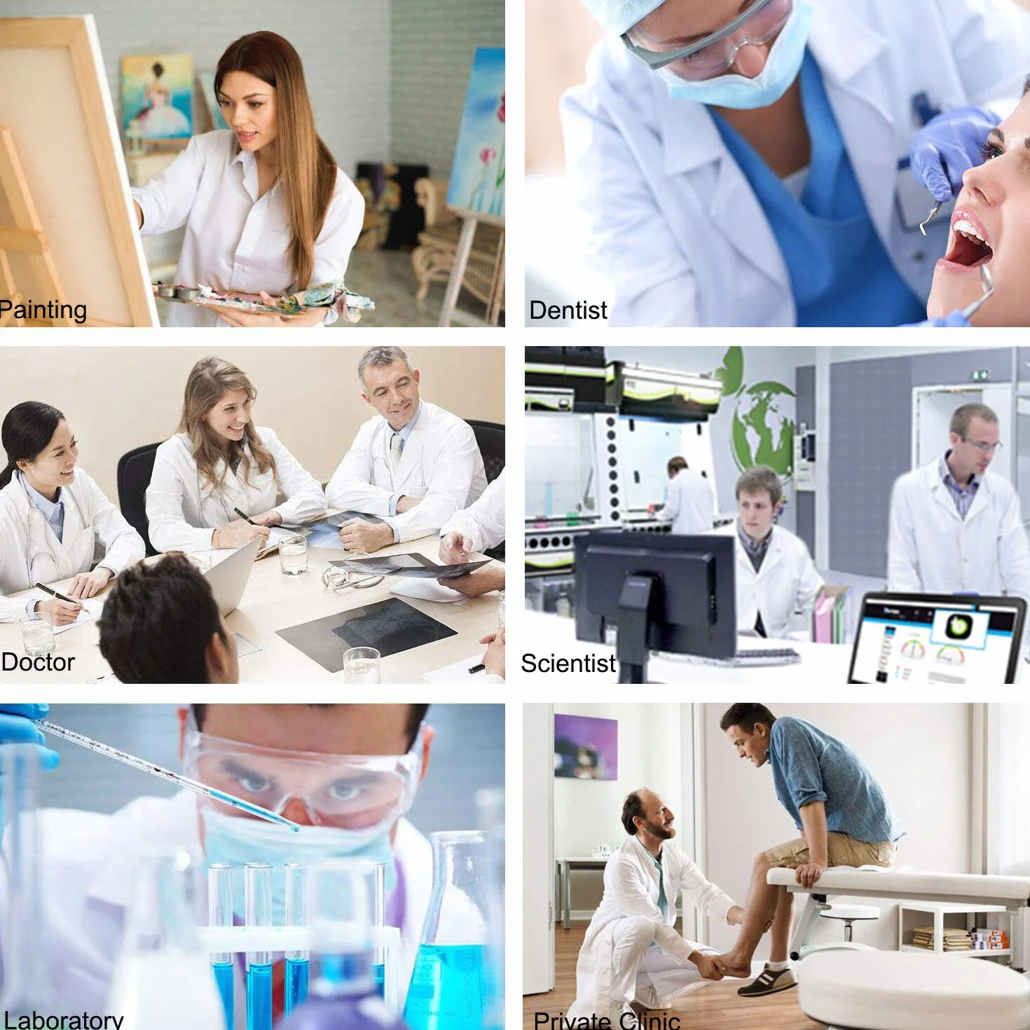 Białe płaszcze laboratoryjne, płaszcz medyczny pielęgniarki fartuch laboratoryjny z długim rękawem fartuch laboratoryjny odzież lekarska eksperyment lekarz odzież robocza unisex fartuch