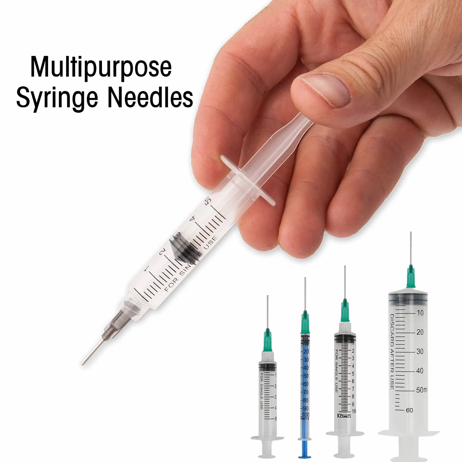 Syringe igła do strzykawek z tępą końcówką, zestaw 70 jednorazowych igieł do dozowania, z tworzywa sztucznego