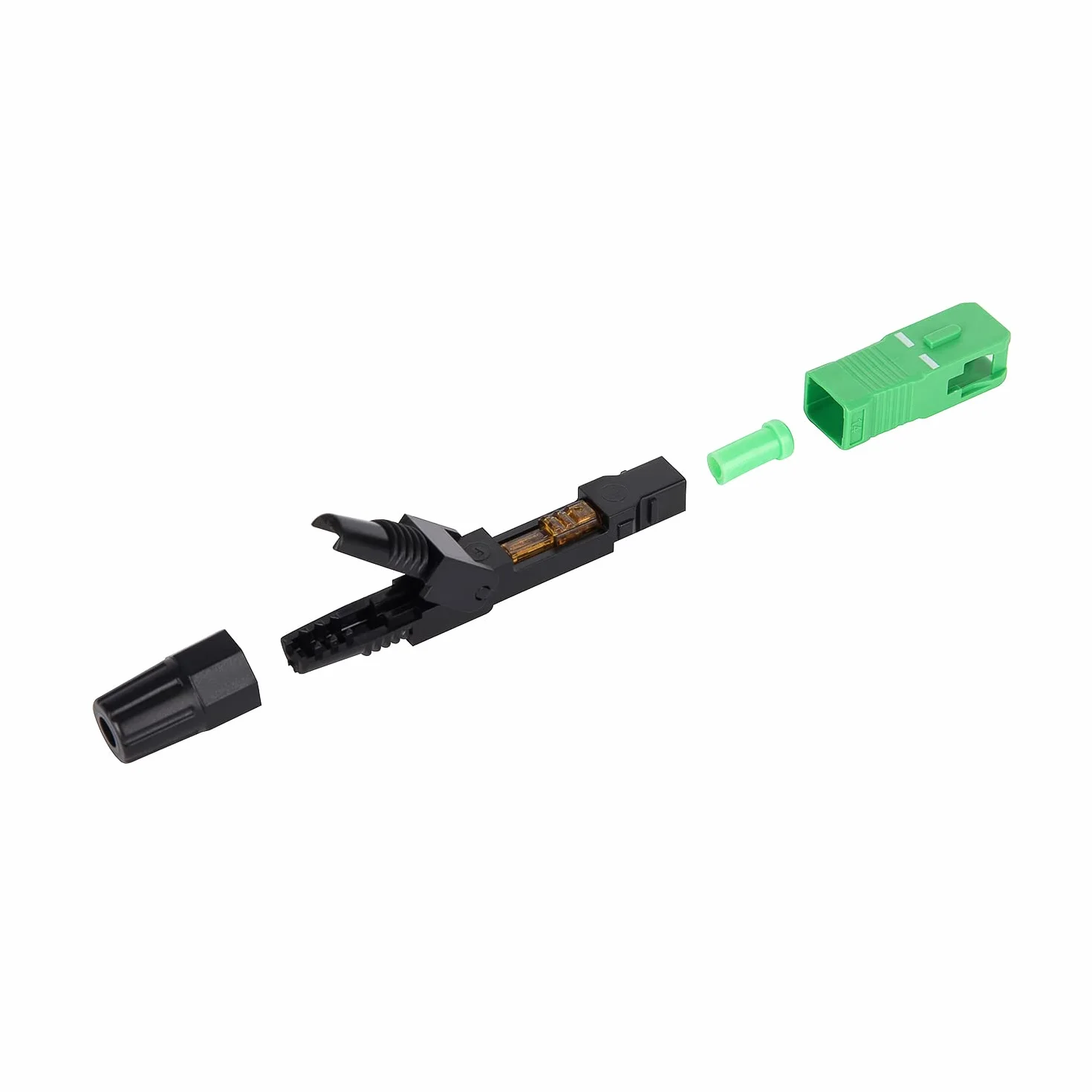 Szybkie złącze do światłowodu SC APC Fiber Optic Fast Connector 10 szt.
