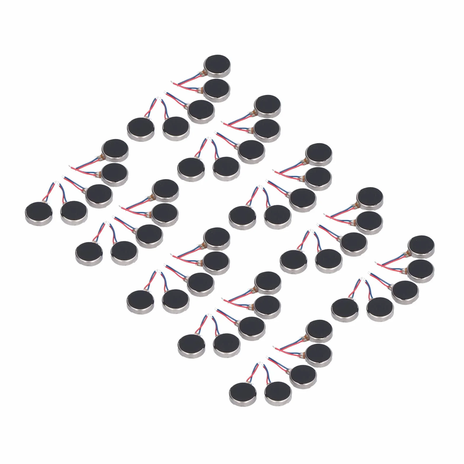 50pcs Mini DC Vibration Motor 3V 10x2.7mm Low Noise Micro Motor for Arduino